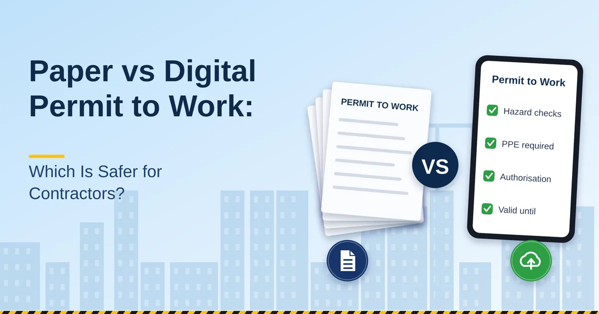 Paper vs Digital Permit to Work: Which Is Safer for Contractors?